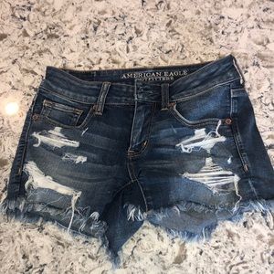 American eagle jean shorts